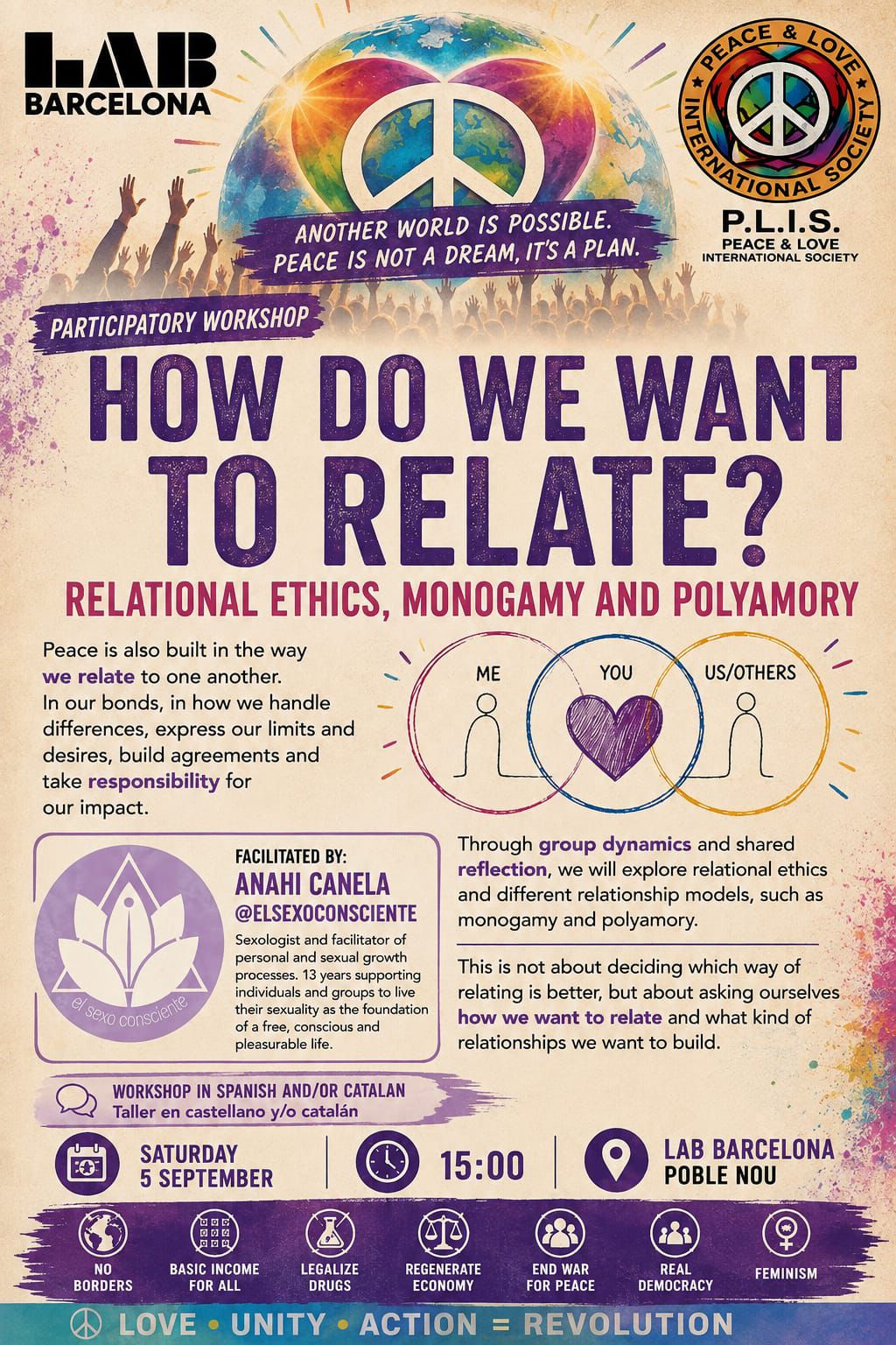 Workshop poster, English version